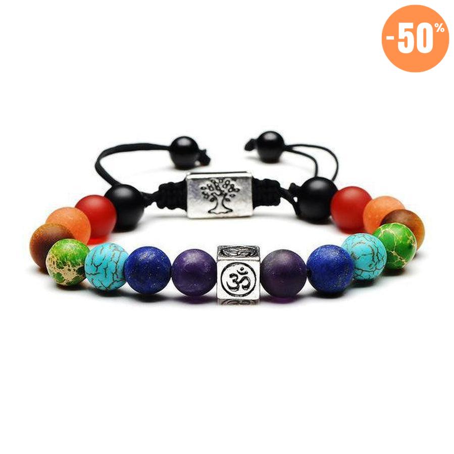 Bracelet «énergie positive» des 7 Chakras