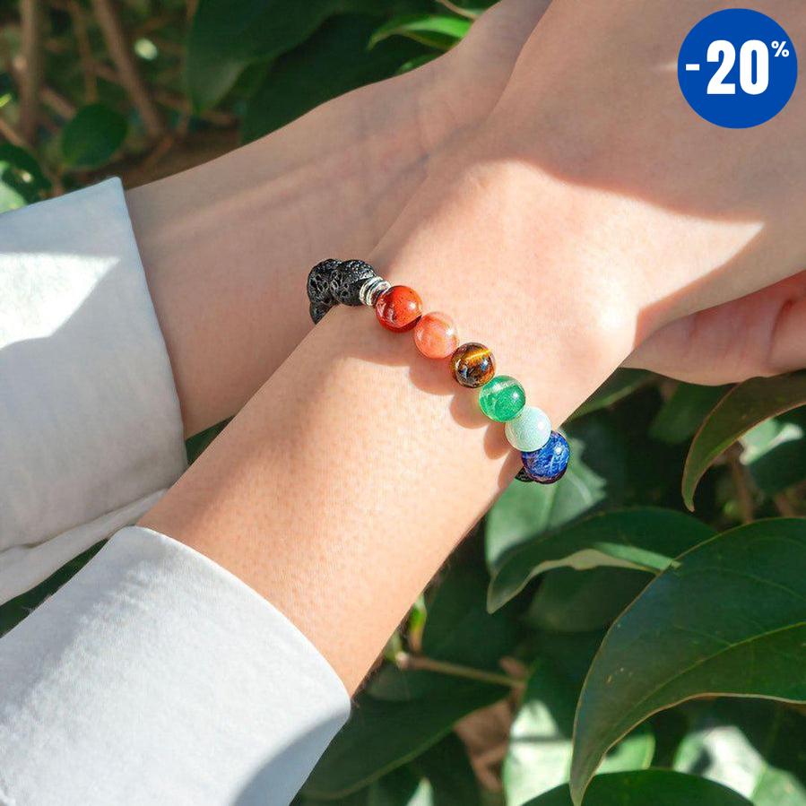 Bracelet «énergie positive» des 7 Chakras version 2024