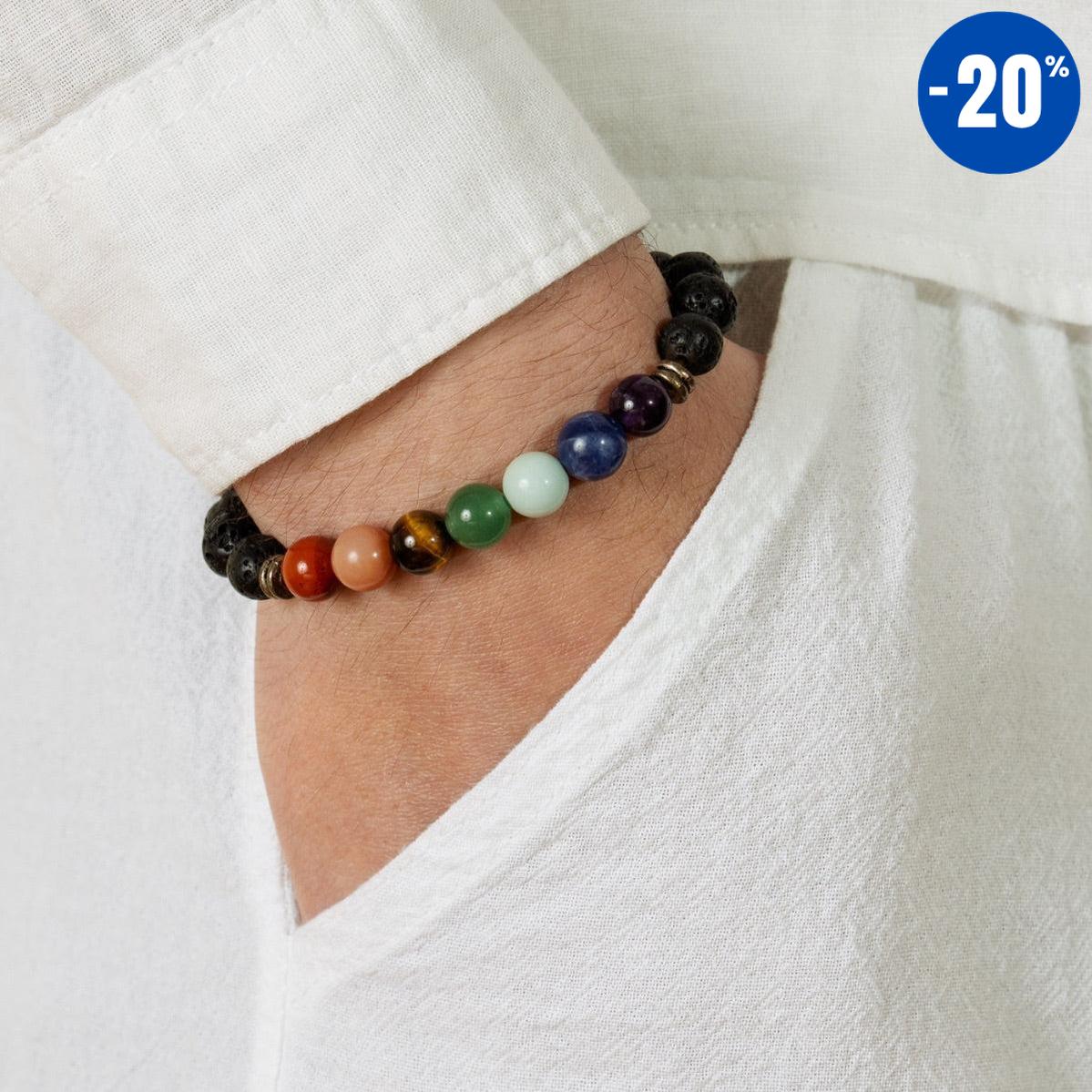 Bracelet «énergie positive» des 7 Chakras version 2024