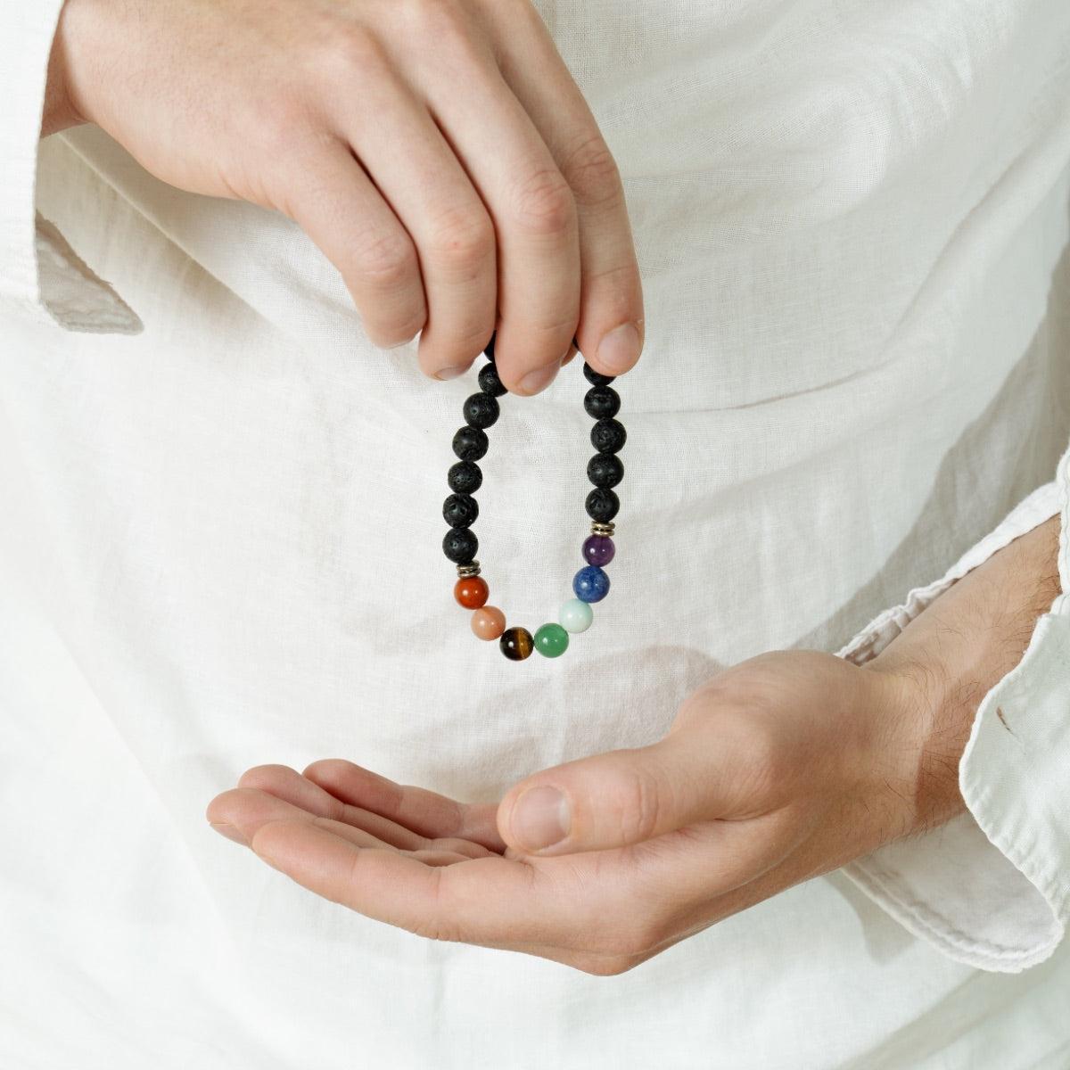Bracelet «énergie positive» des 7 Chakras version 2024