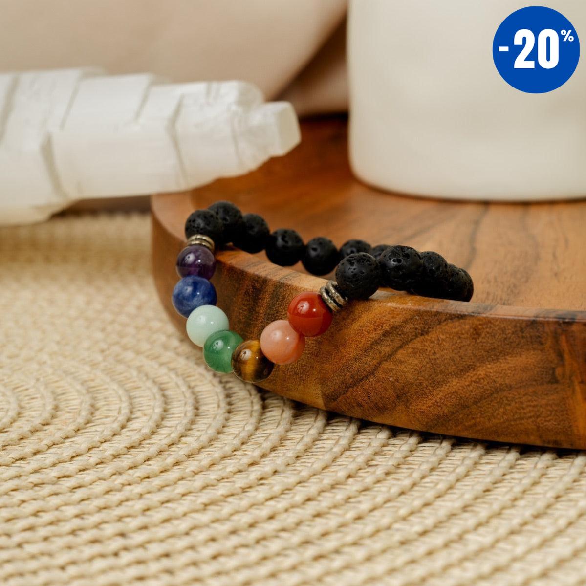 Bracelet «énergie positive» des 7 Chakras version 2024