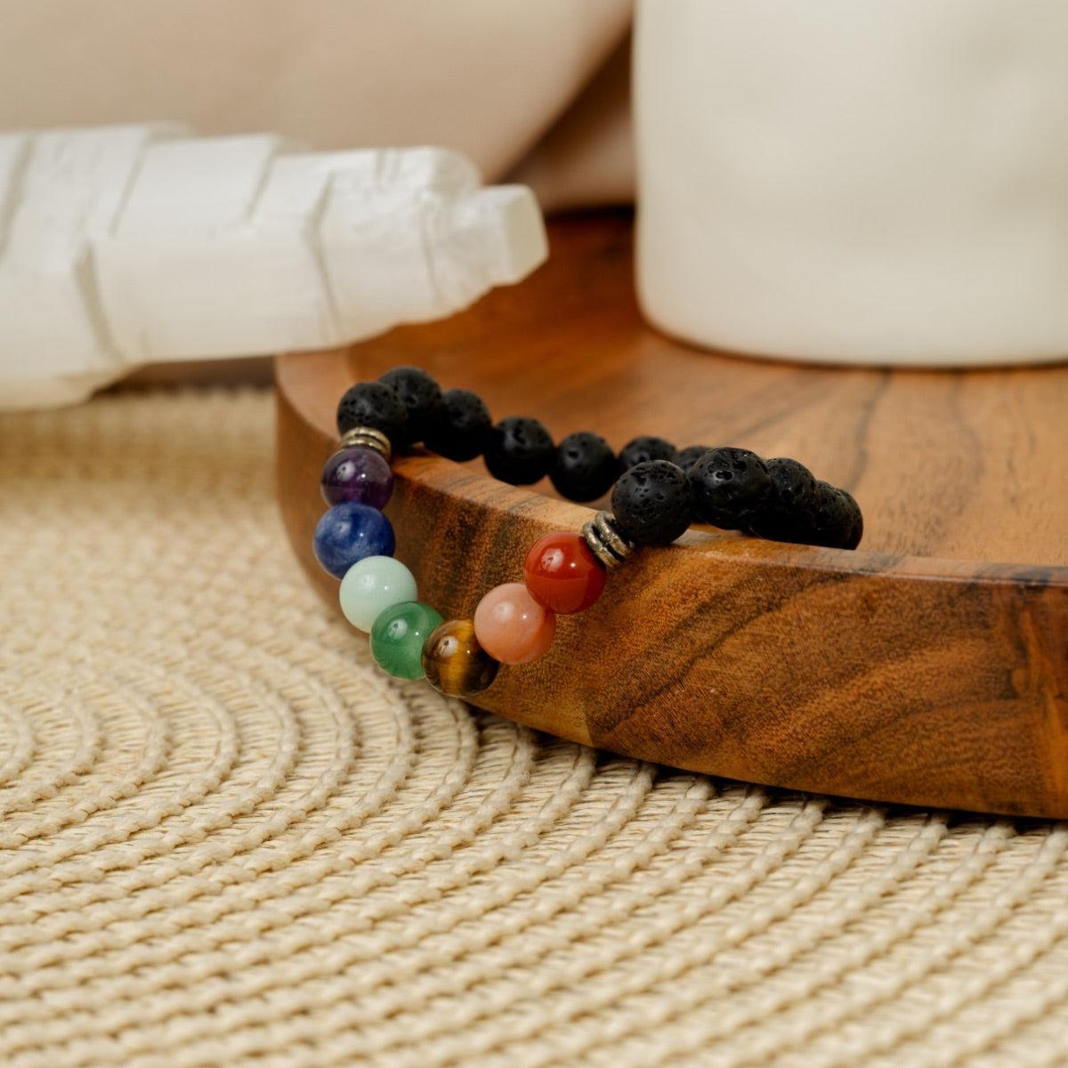 Bracelet «énergie positive» des 7 Chakras version 2024