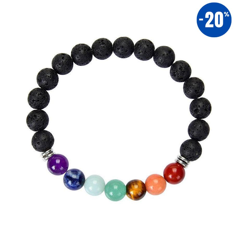 Bracelet «énergie positive» des 7 Chakras version 2024