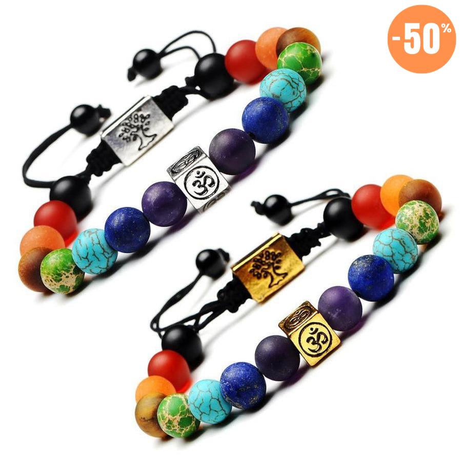 Bracelet «énergie positive» des 7 Chakras