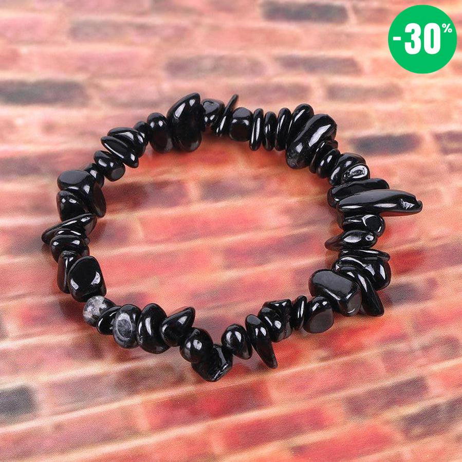 Bracelet «énergie positive» en Tourmaline noire