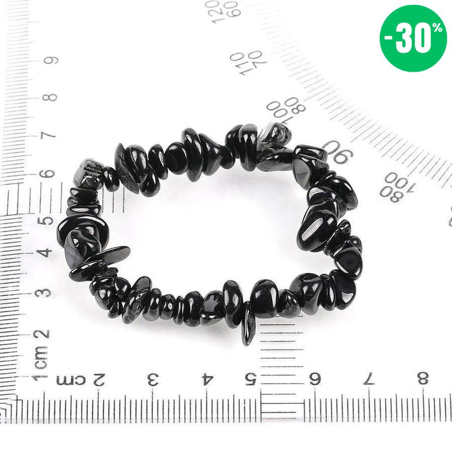 Bracelet «énergie positive» en Tourmaline noire