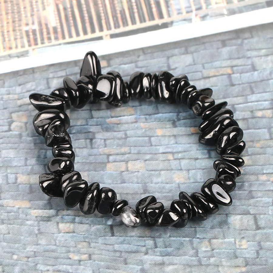 Bracelet «énergie positive» en Tourmaline noire