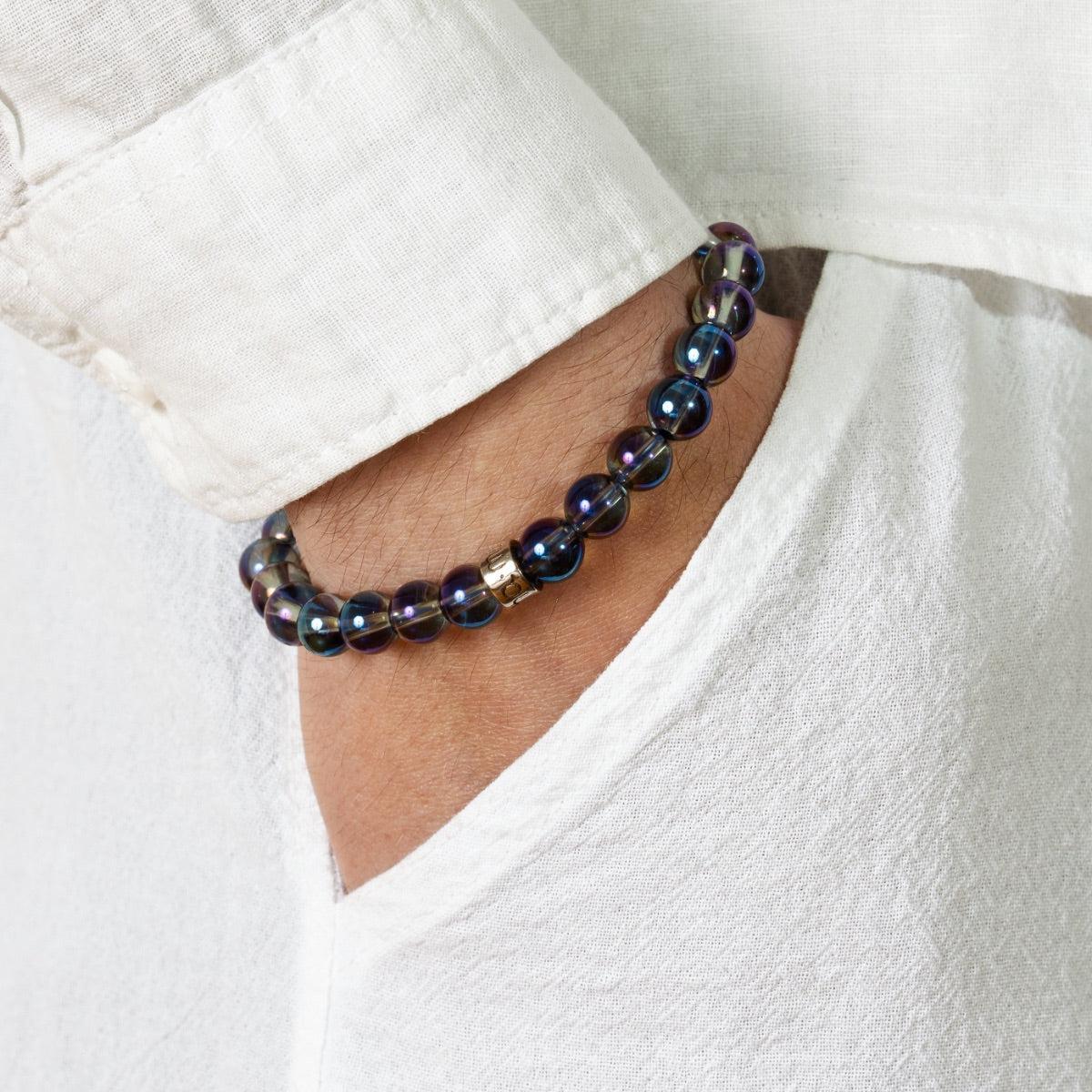 Bracelet « Énergie spirituelle » en Quartz Aura