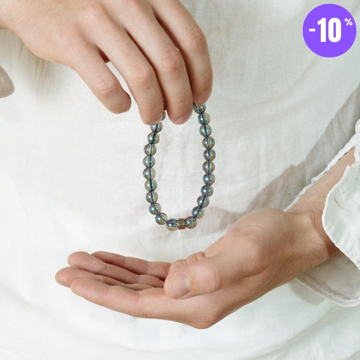 Bracelet « Énergie spirituelle » en Quartz Aura