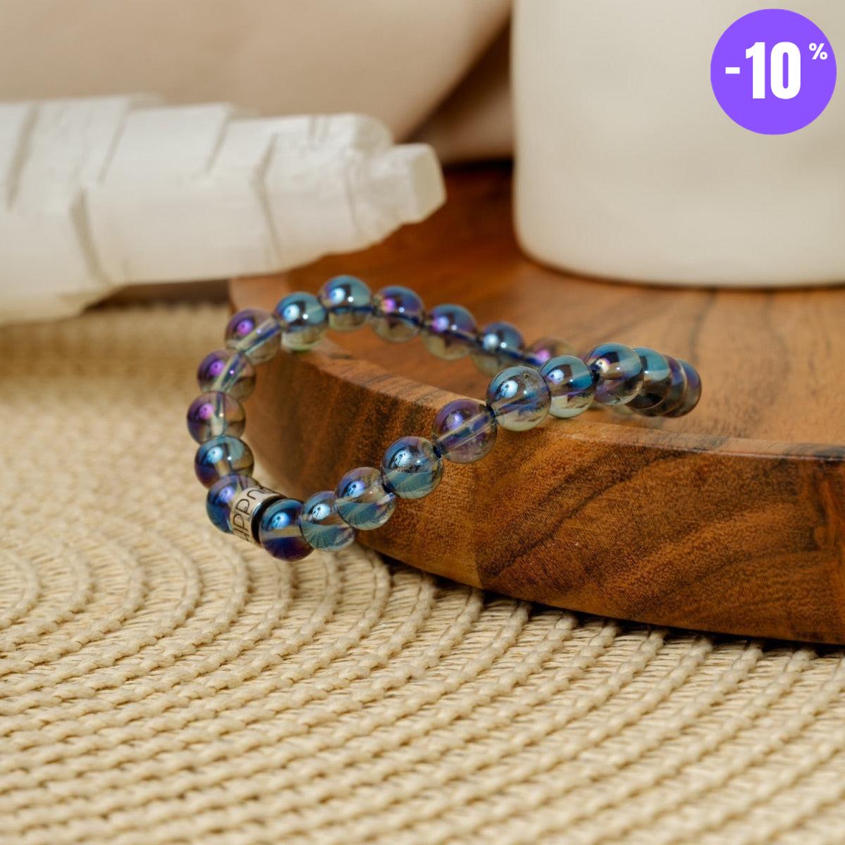 Bracelet « Énergie spirituelle » en Quartz Aura