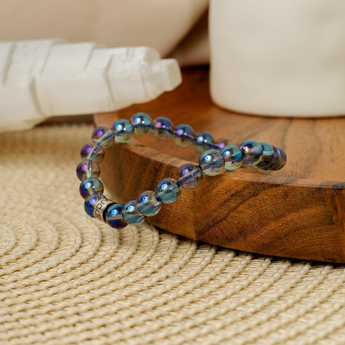 Bracelet « Énergie spirituelle » en Quartz Aura