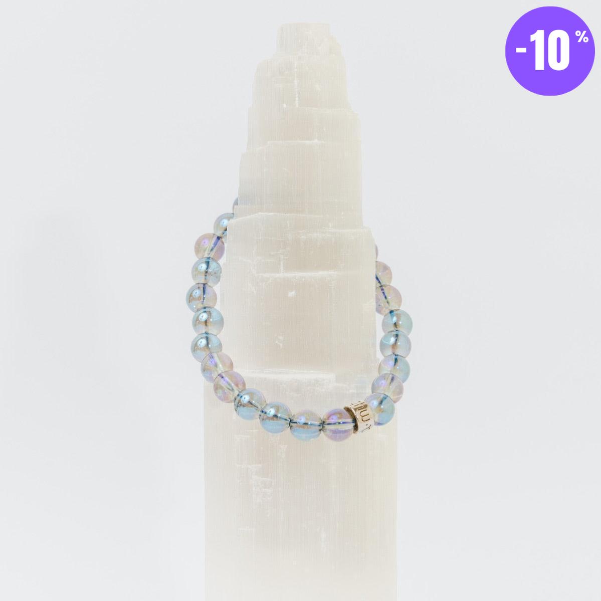 Bracelet « Énergie spirituelle » en Quartz Aura