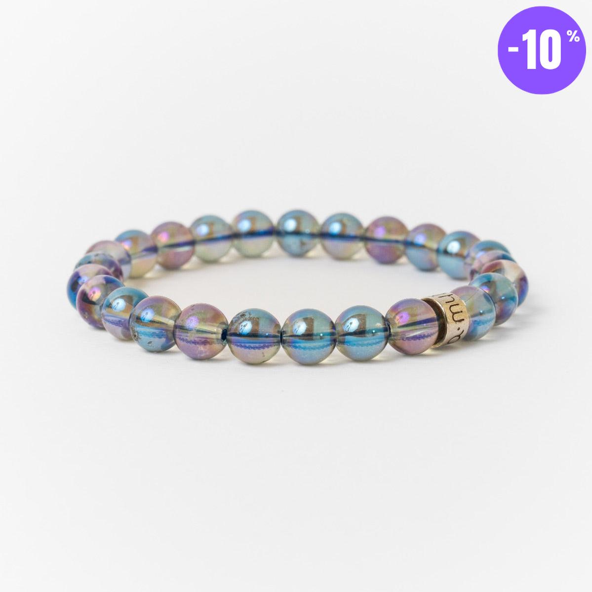 Bracelet « Énergie spirituelle » en Quartz Aura
