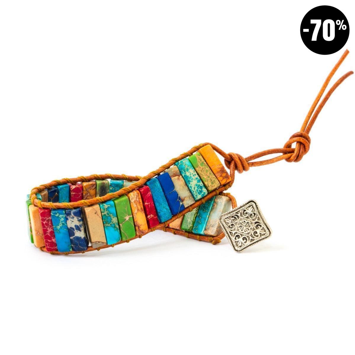 Bracelet « Equilibre » des 7 Chakras en Jasper