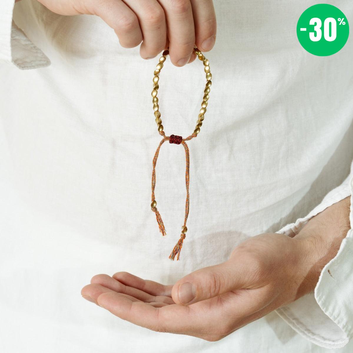 Bracelet «Harmonie» en perles de cuivre