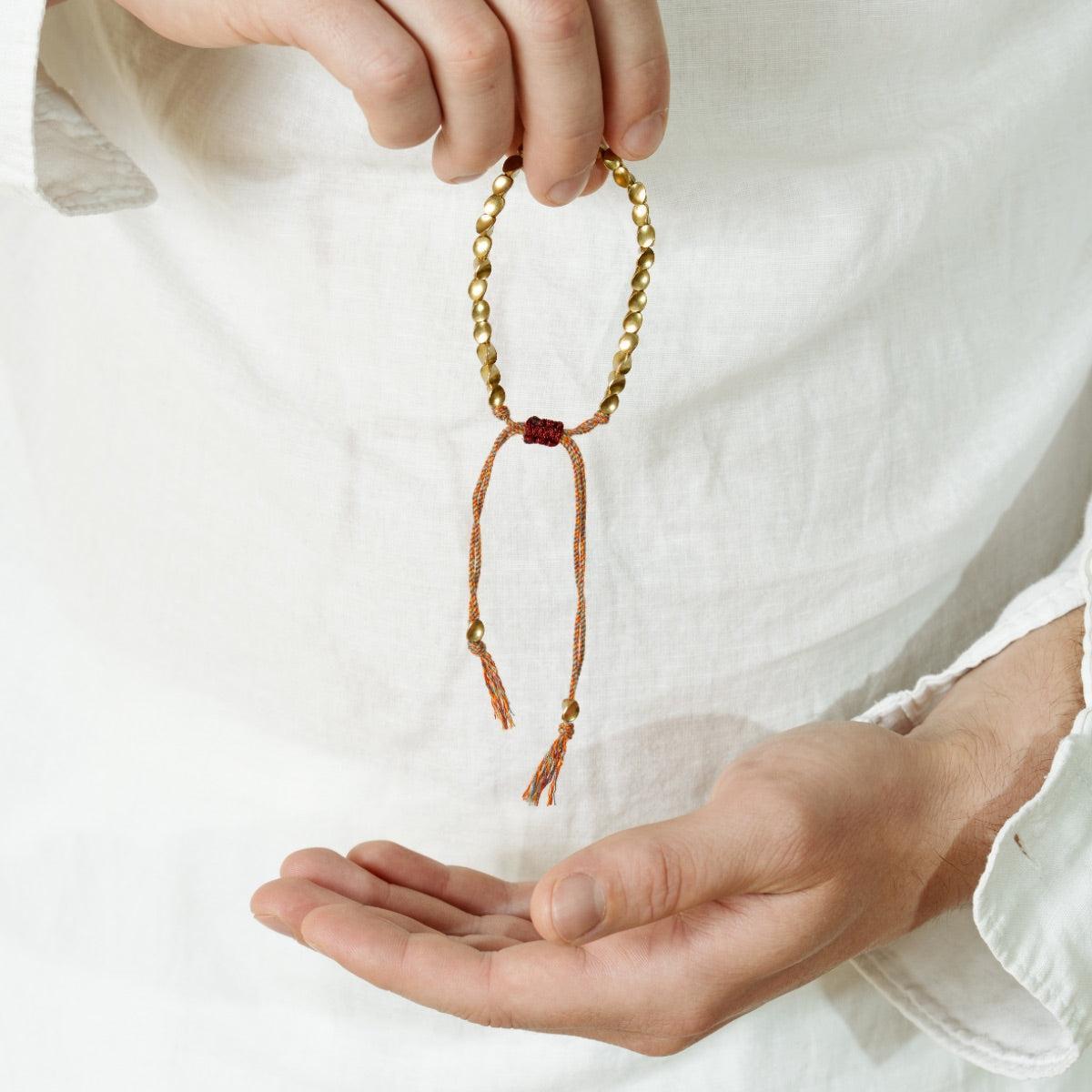 Bracelet «Harmonie» en perles de cuivre