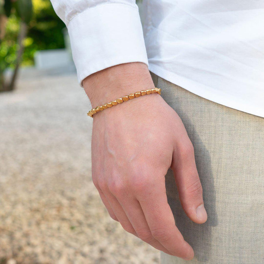 Bracelet «Harmonie» en perles de cuivre