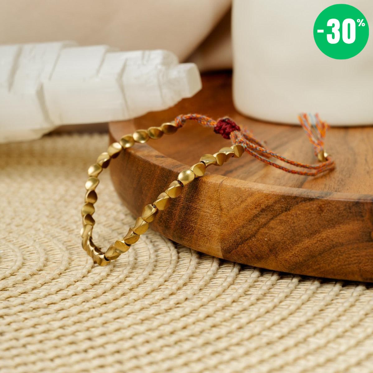 Bracelet «Harmonie» en perles de cuivre