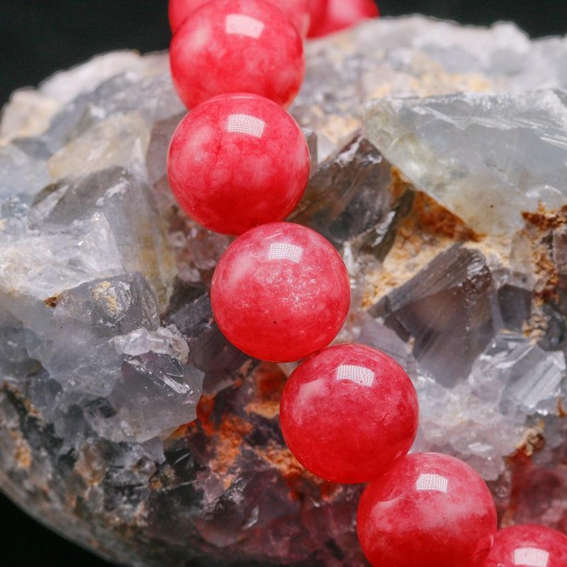 Bracelet «Harmonie et Energie positive» en Rhodonite