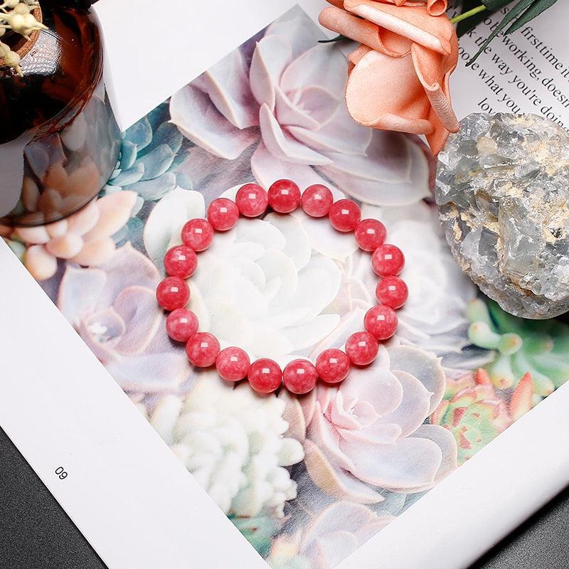 Bracelet «Harmonie et Energie positive» en Rhodonite