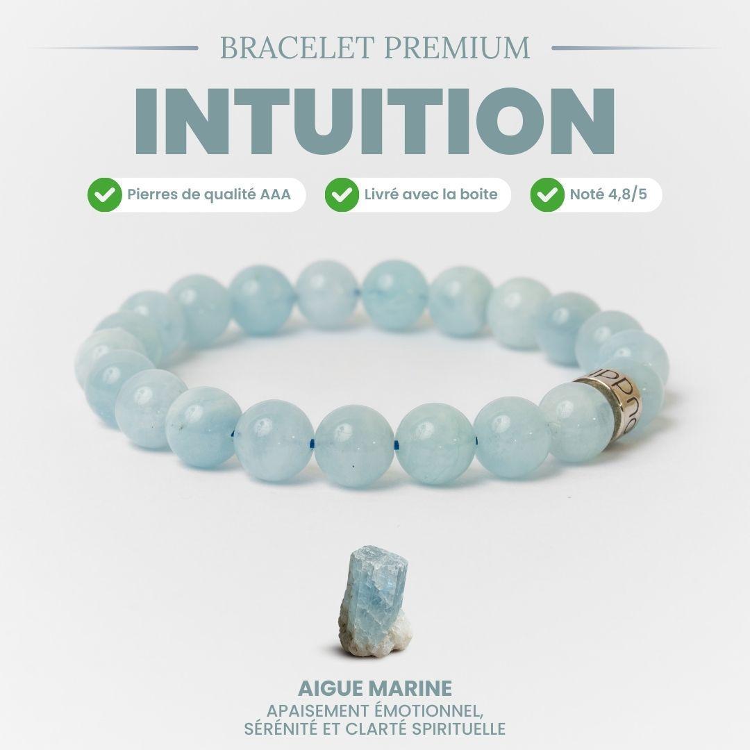 Bracelet « Intuition » en Aigue-Marine