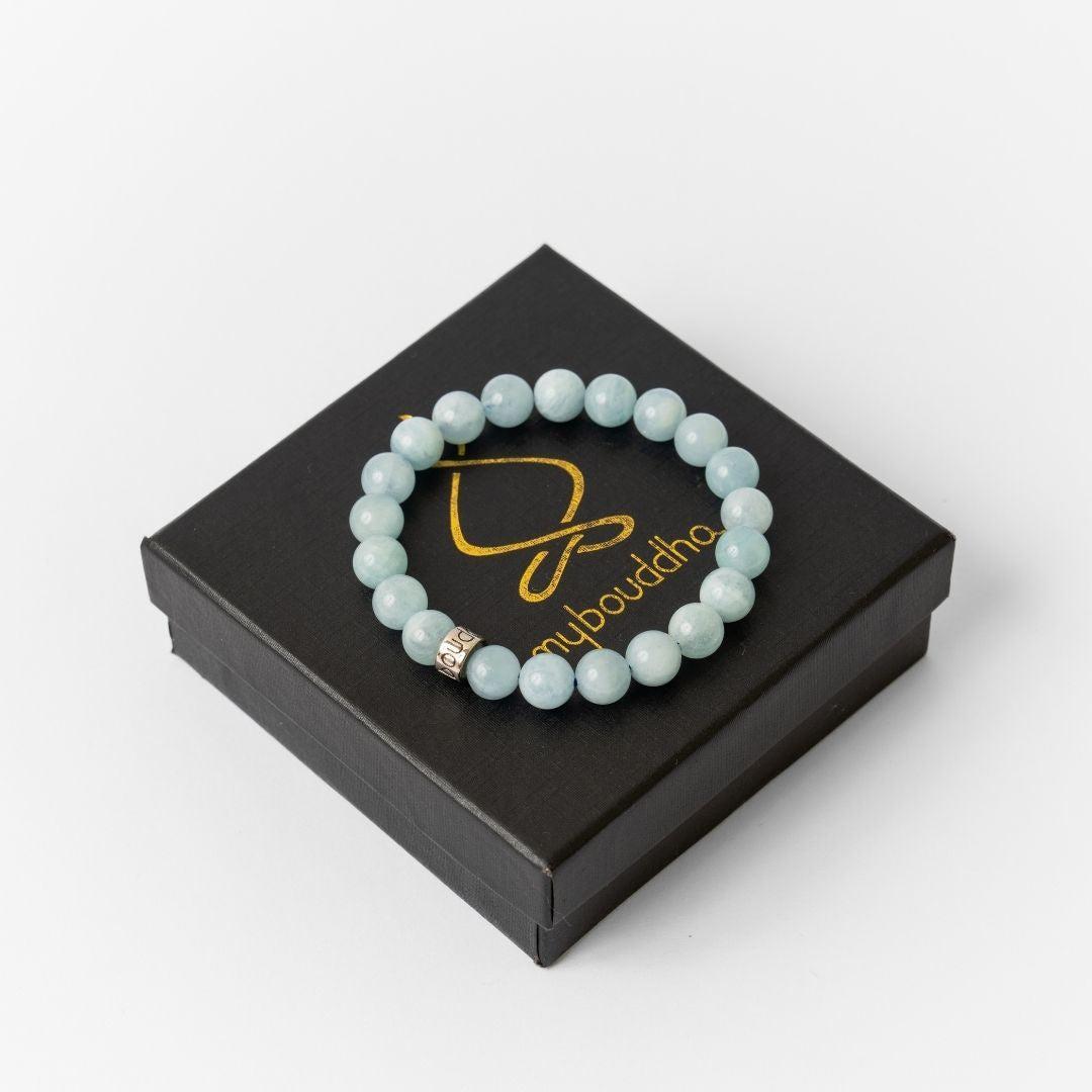 Bracelet « Intuition » en Aigue-Marine