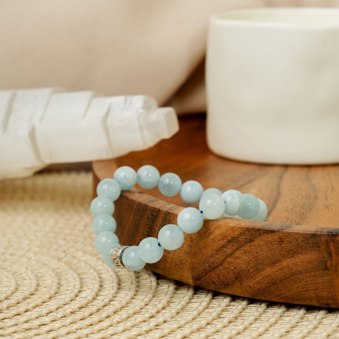 Bracelet « Intuition » en Aigue-Marine