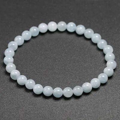 Bracelet «Intuition et Anti-Stress » en pierres d’Aigue-marine