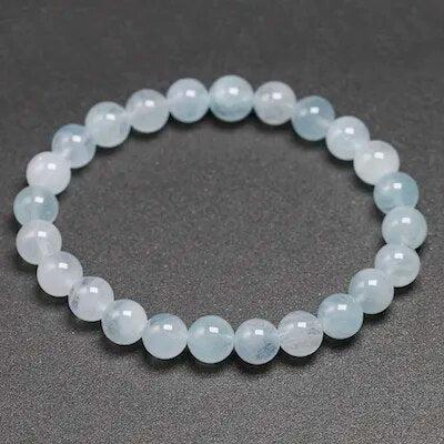 Bracelet «Intuition et Anti-Stress » en pierres d’Aigue-marine