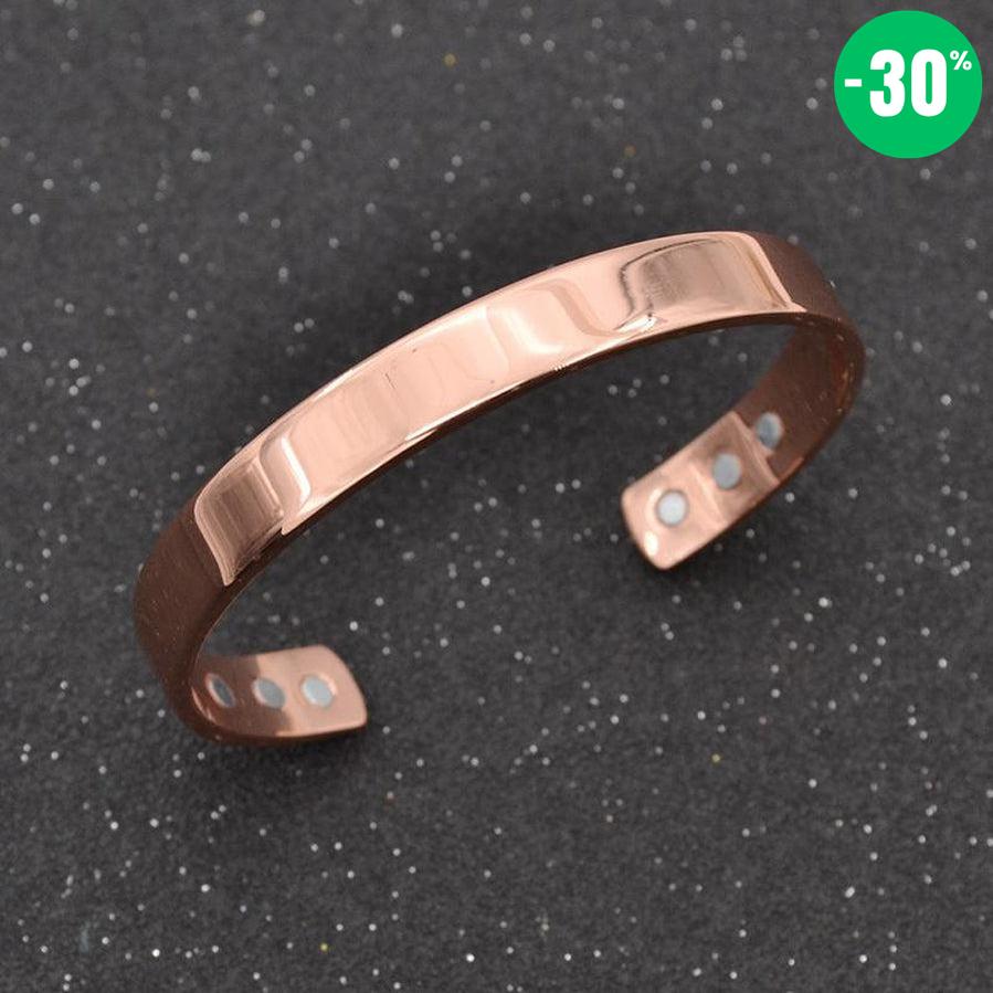 Bracelet magnétique «énergie positive» en cuivre