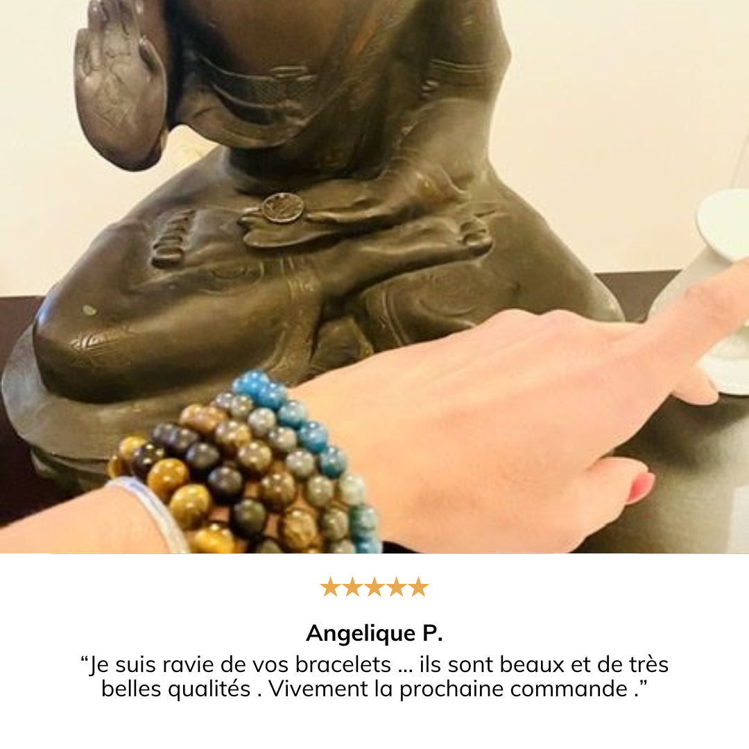 Bracelet «Minceur» en Apatite pour la perte de poids