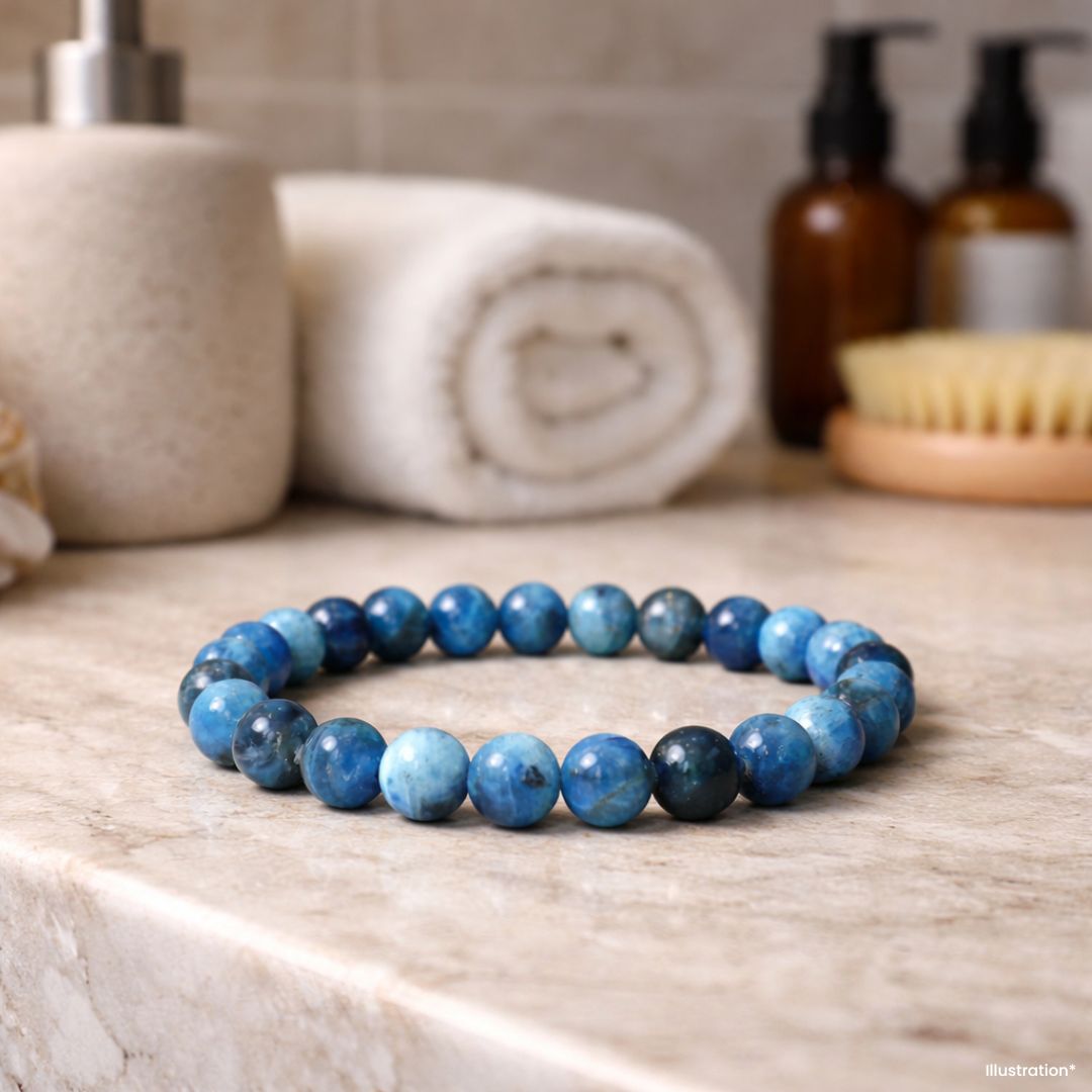 Bracelet «Minceur» en pierre Apatite