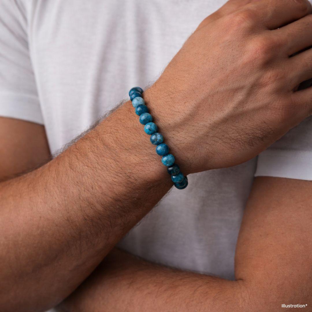 Bracelet «Minceur» en pierre Apatite