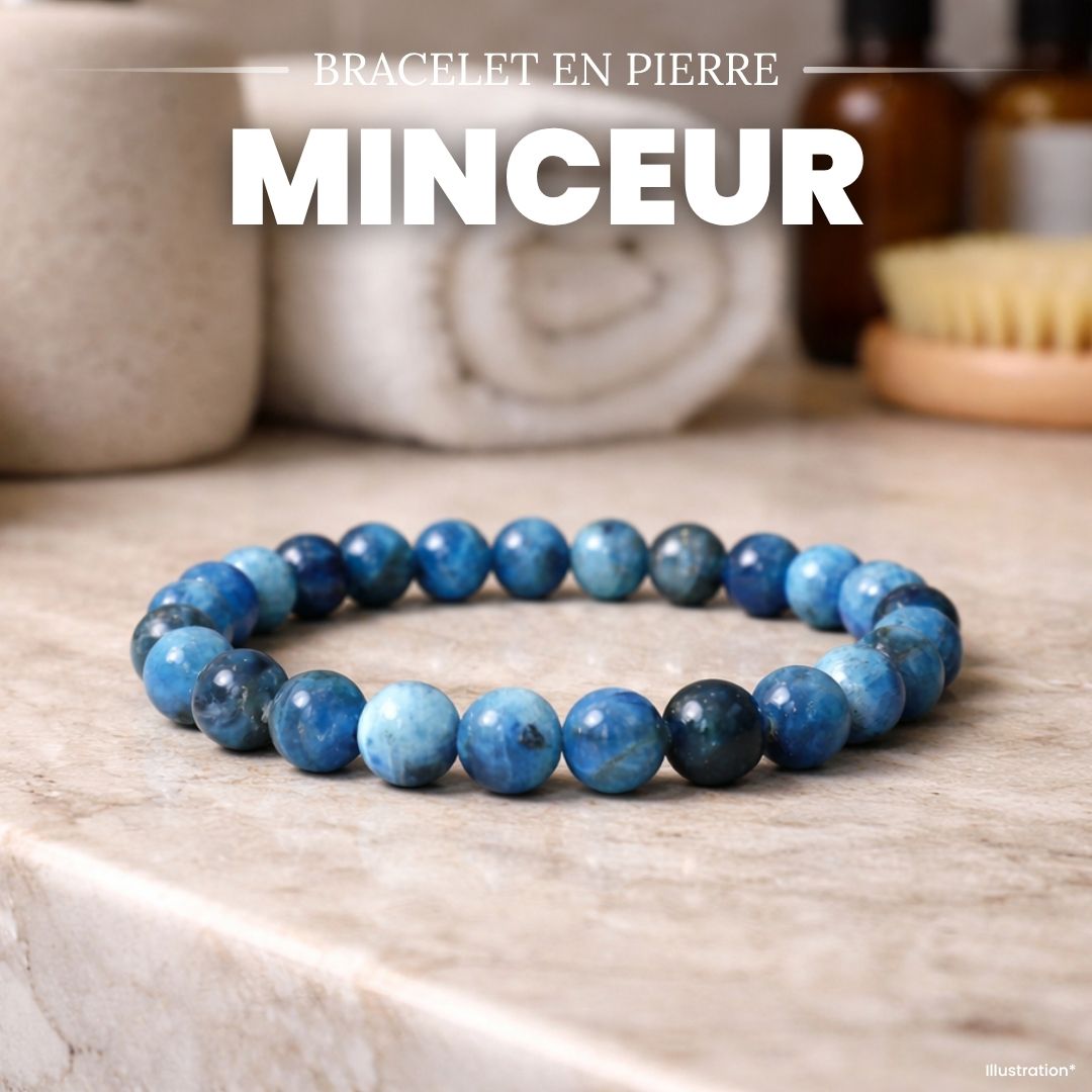 Bracelet «Minceur» en pierre Apatite