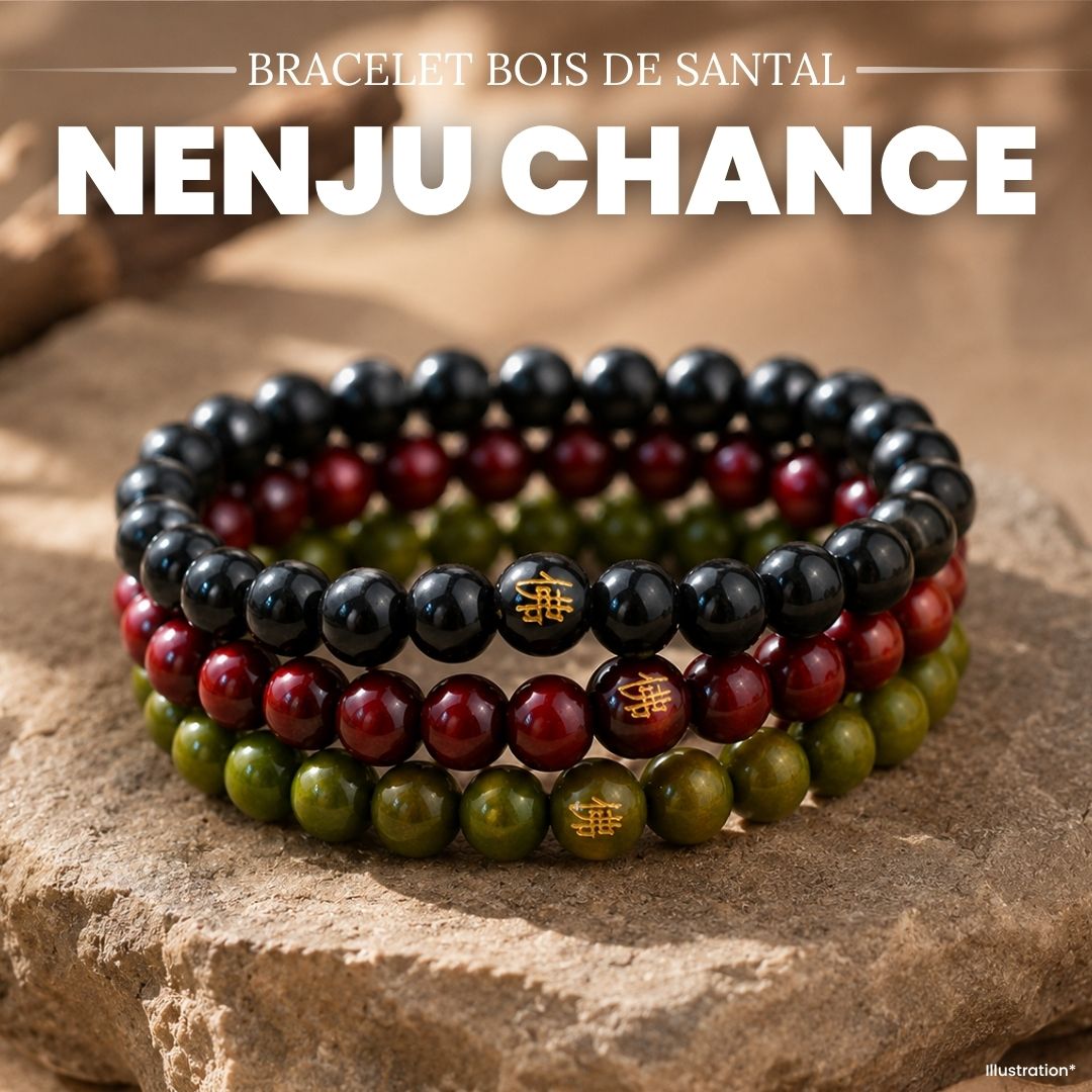Bracelet Nenju de la Chance en Bois de Santal