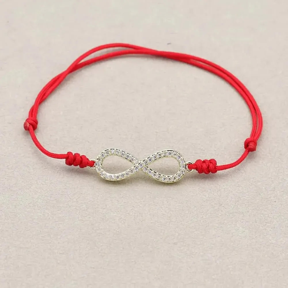 Bracelet Porte-Bonheur en Corde Rouge