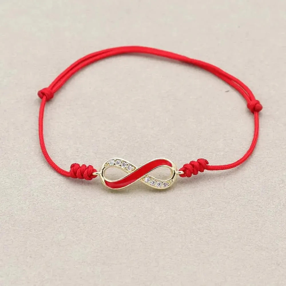 Bracelet Porte-Bonheur en Corde Rouge