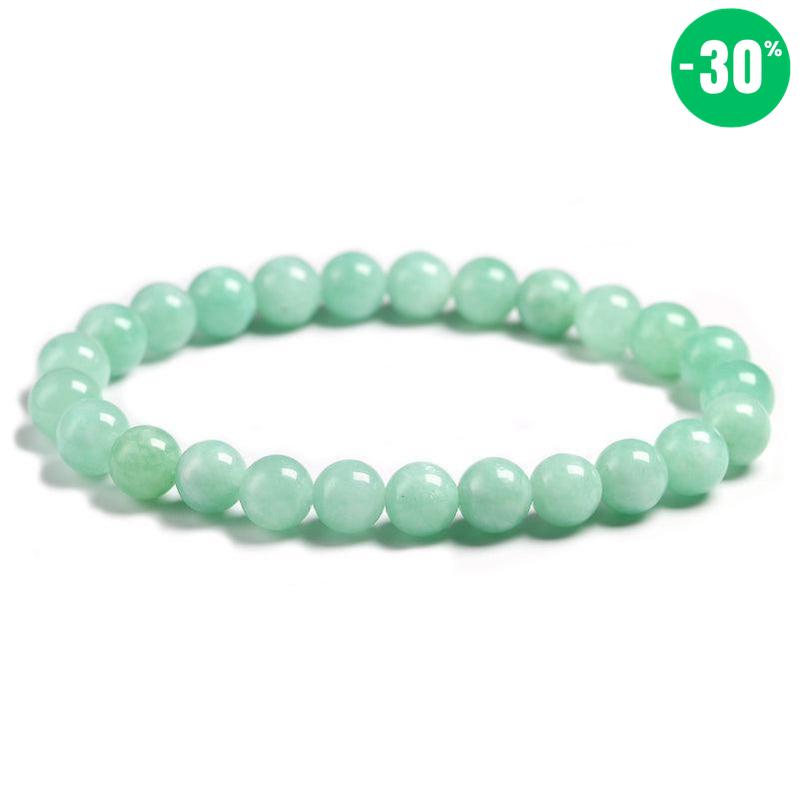 Bracelet «Purification de l'énergie» en Jade Vert de Birmanie