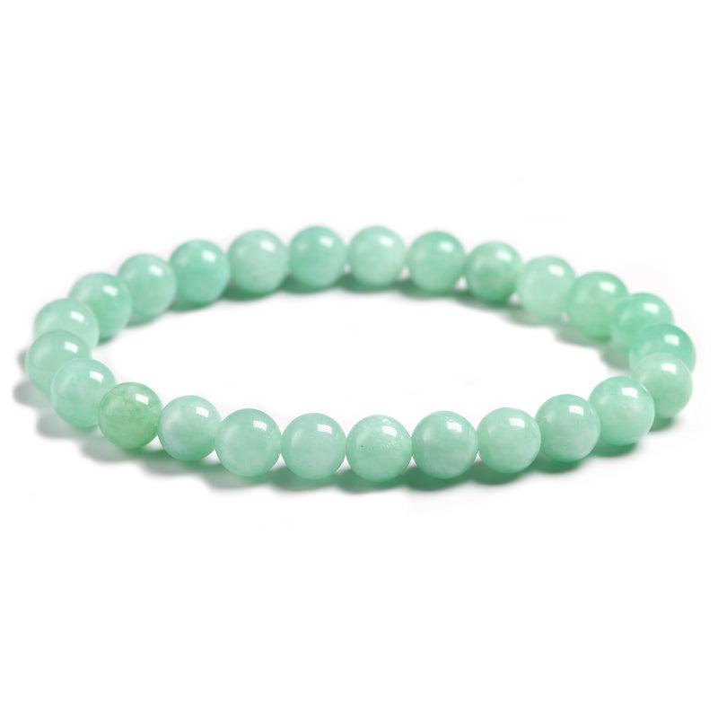 Bracelet «Purification de l'énergie» en Jade Vert de Birmanie