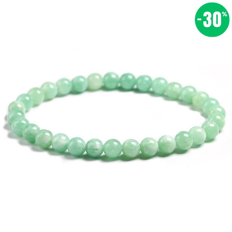 Bracelet «Purification de l'énergie» en Jade Vert de Birmanie