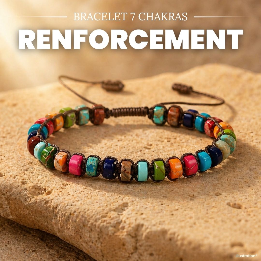 Bracelet «Renforcement» des 7 chakras