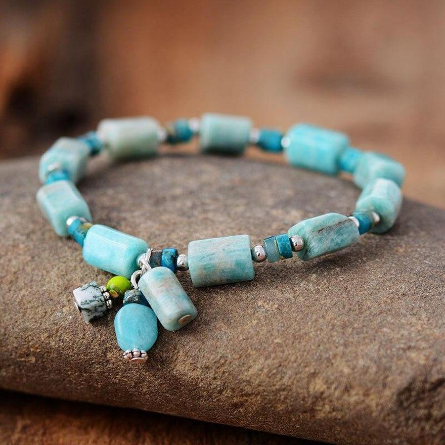 Bracelet séduction en Amazonite
