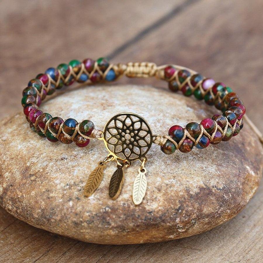 Bracelet Shamballa Attrape-rêve en Agates