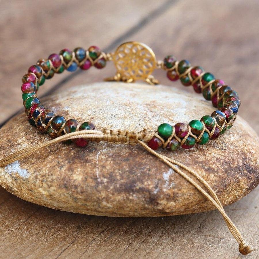 Bracelet Shamballa Attrape-rêve en Agates