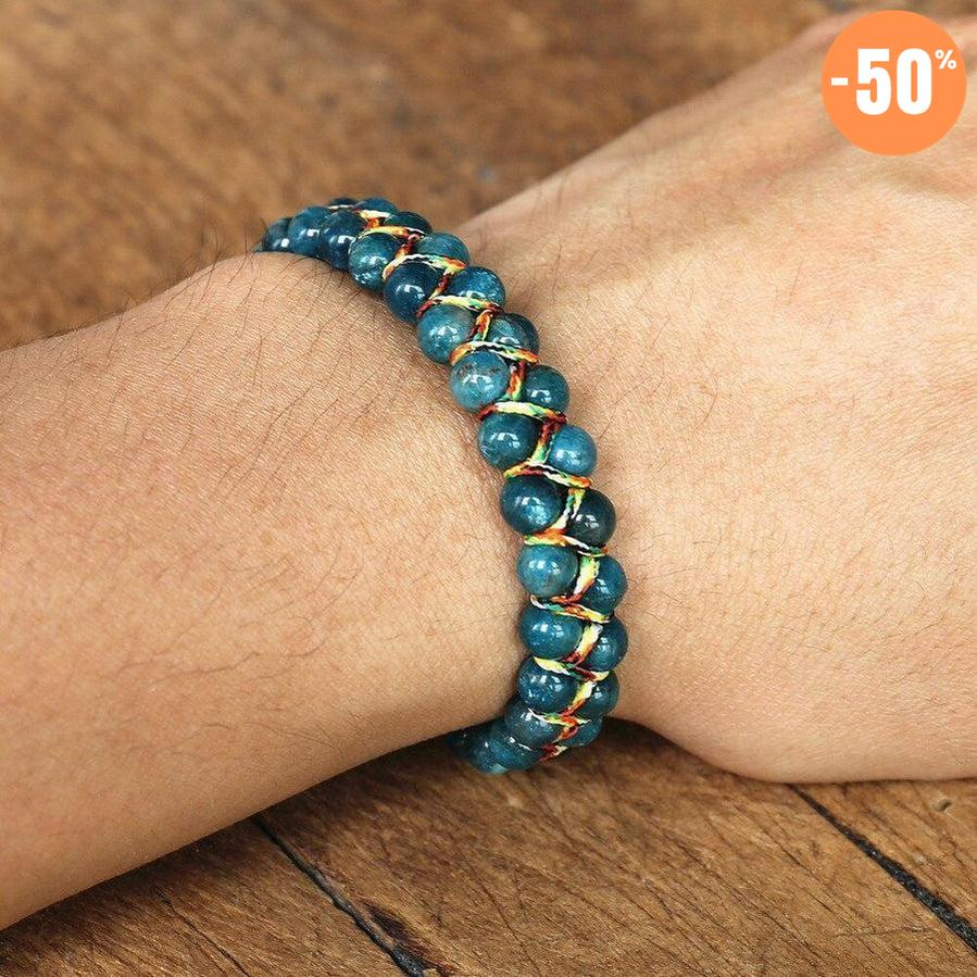 Bracelet Shamballa en Apatite