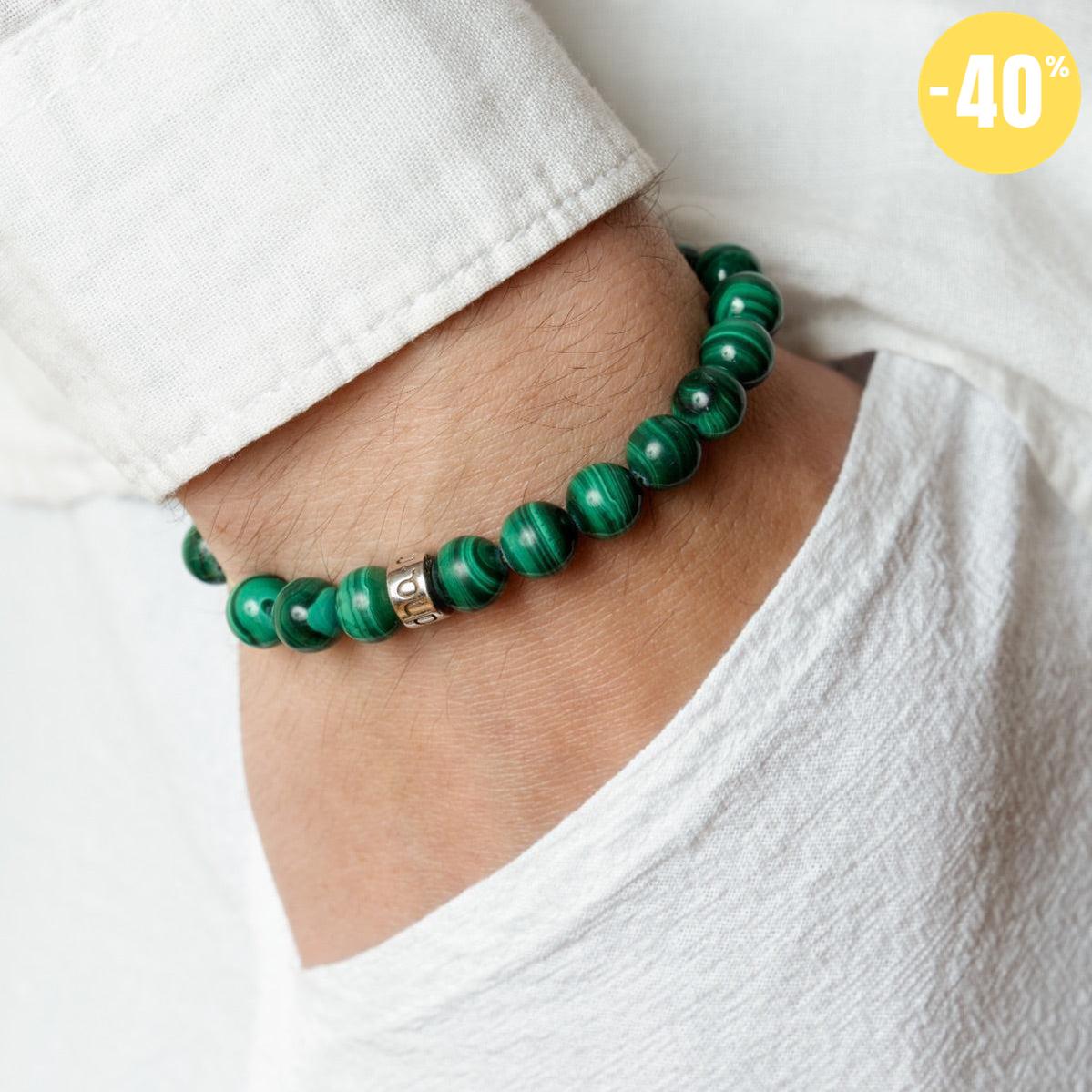 Bracelet « Soulagement des douleurs » en Malachite