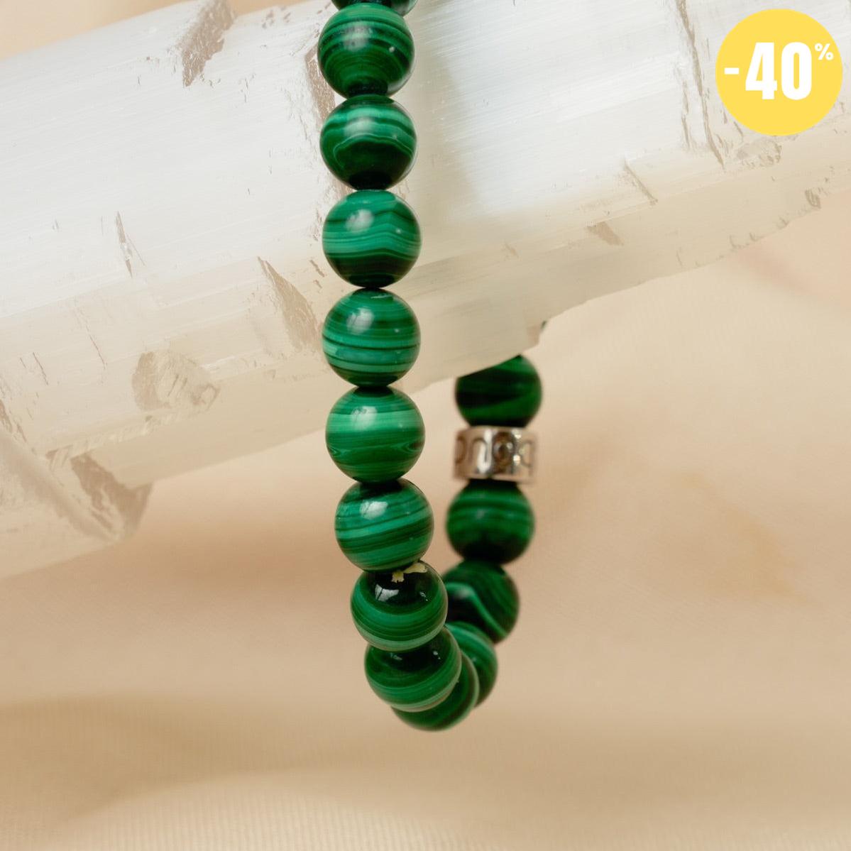 Bracelet « Soulagement des douleurs » en Malachite