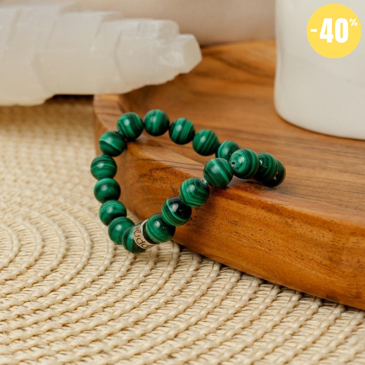 Bracelet « Soulagement des douleurs » en Malachite