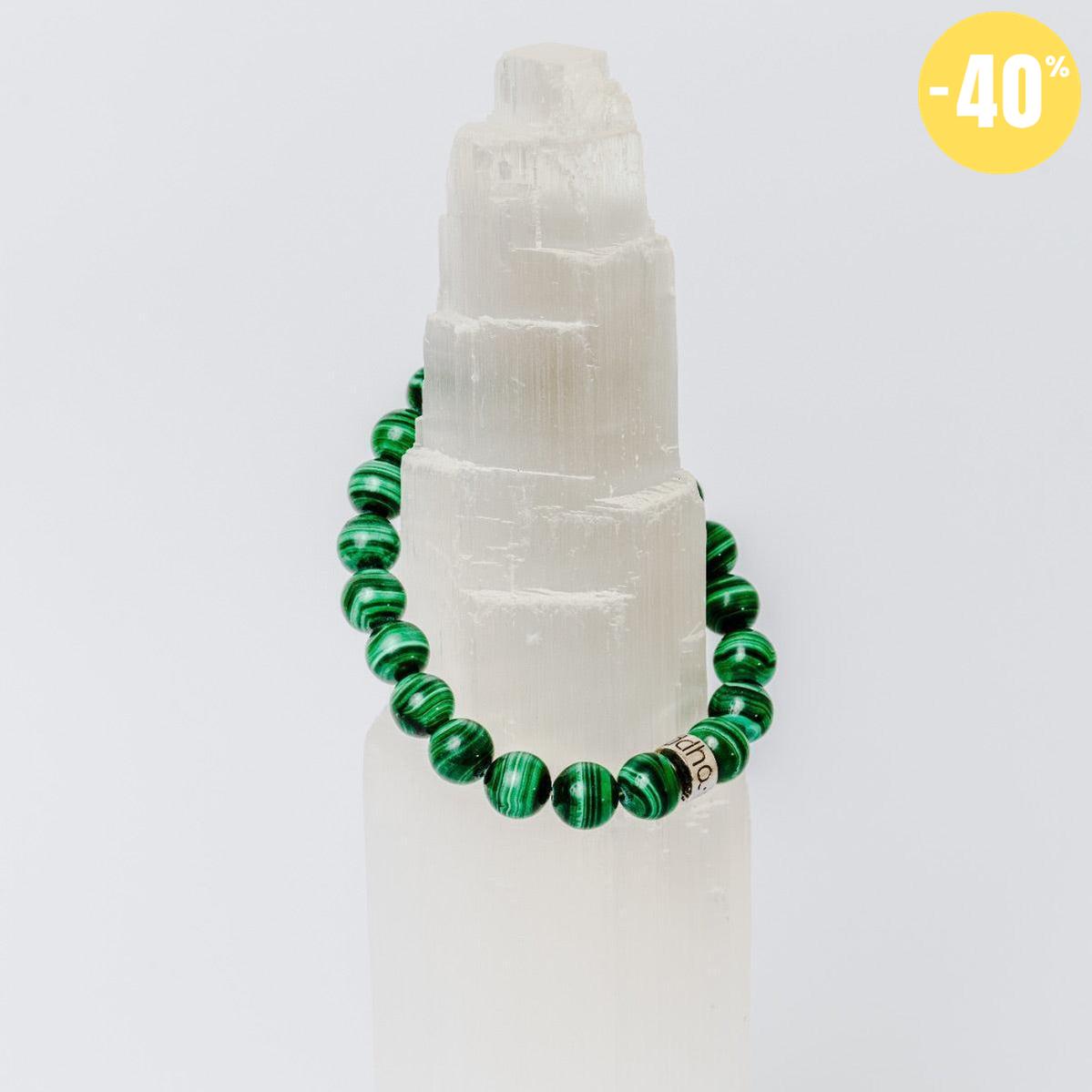 Bracelet « Soulagement des douleurs » en Malachite