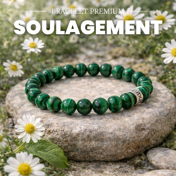 Bracelet « Soulagement » en Malachite